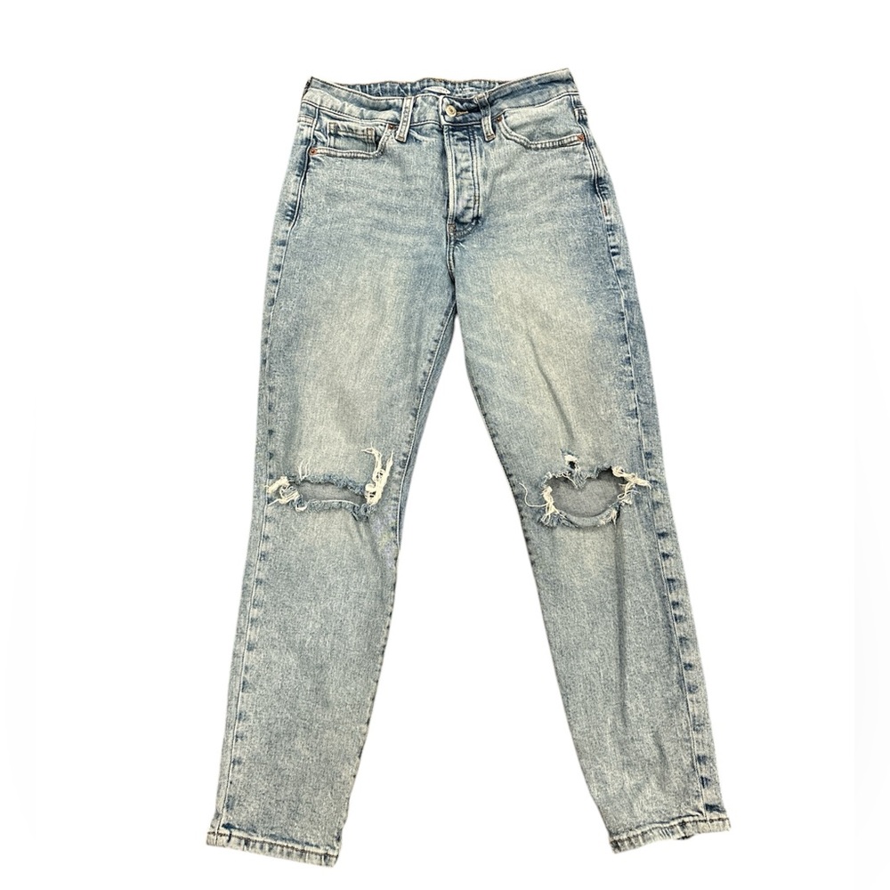 Old Navy O.G. Straight High Rise Distressed Jeans Size 2